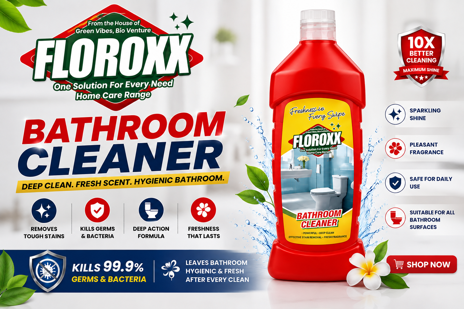 Floroxx home care product poster 2