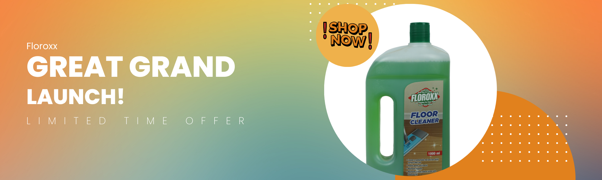 FLOROXX FLOOR CLEANER – 500 ml - Green - Organic, Citrus - Image 2